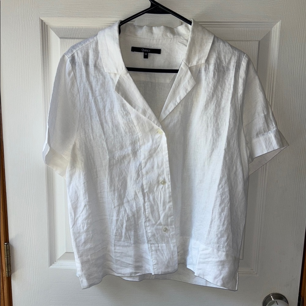 Quince 100% European Linen Short Sleeve Shirt